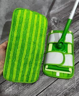 Багаторазова серветка(мікрофібра) до швабри Swiffer на липучках. 869 фото