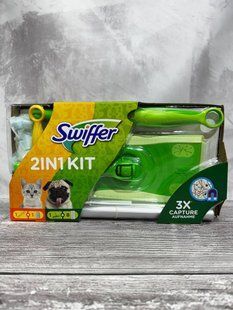 Набір SWIFFER швабру Traps & Locks та щітка - вінік для сухого прибирання Swiffer Duster 1172 фото